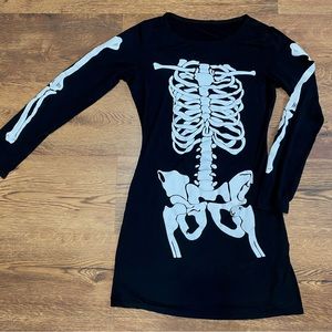 Skeleton Bodycon Dress- Women’s Small